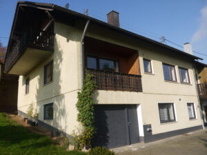 Hausansicht aus der Nähe