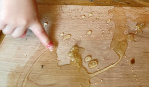 Kleine Helfer Honigernte