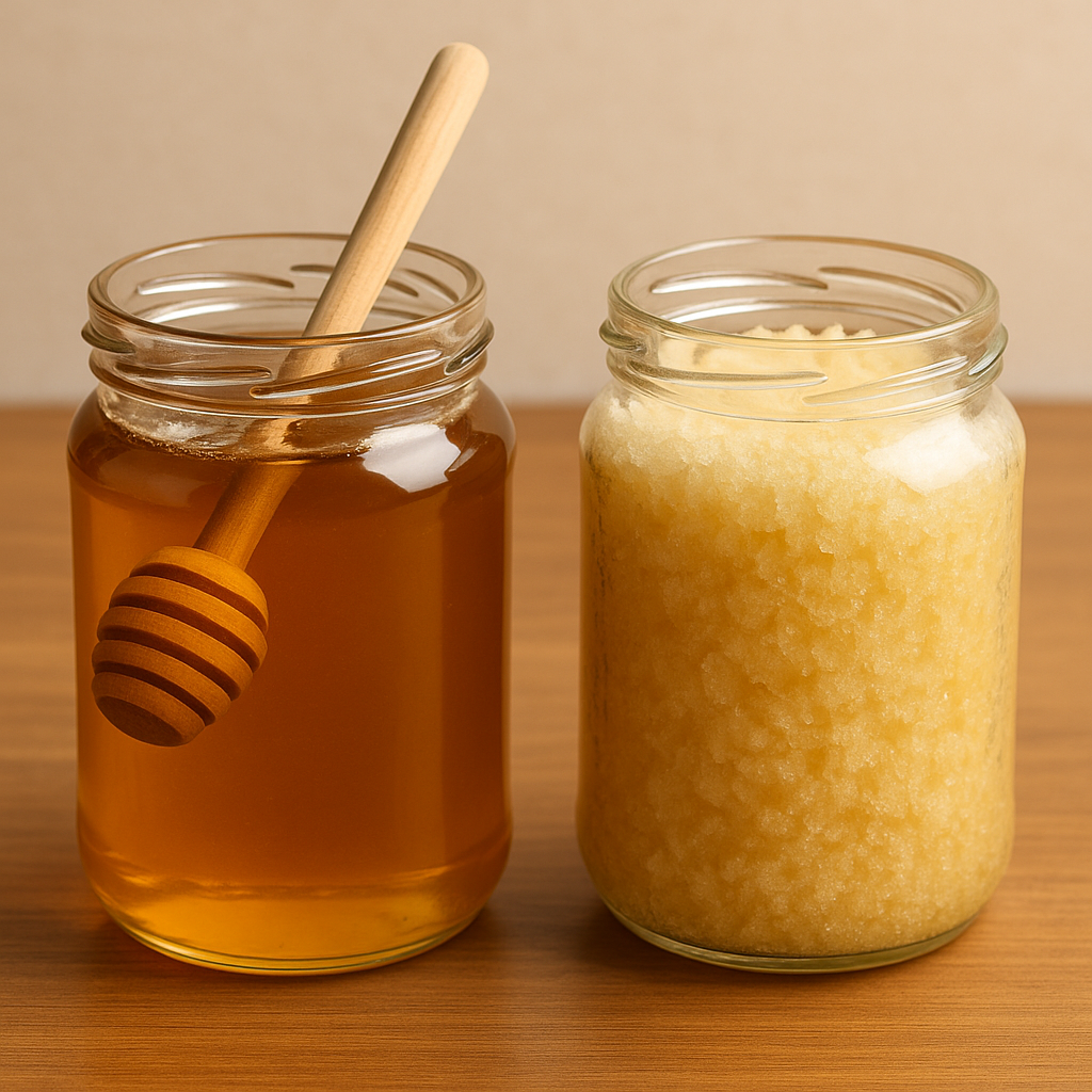 Kristallisierter Honig – ein Zeichen für Natur, nicht für Mangel